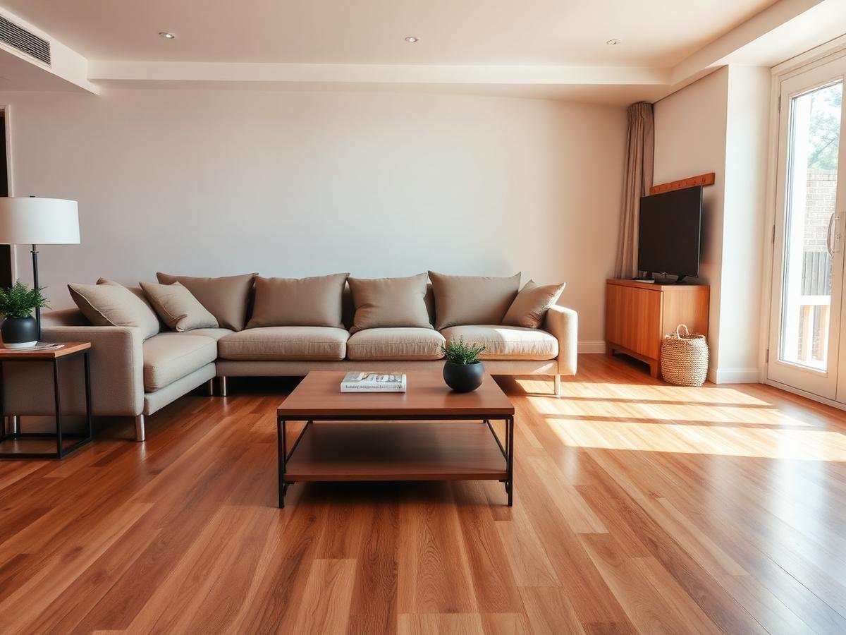 Clean living room